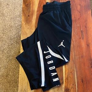 Jordan Kids Black and White Joggers